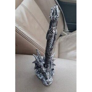 New Mystical Sculptural Dragon Pen and Dragon Head Pen Holder Collectible Office